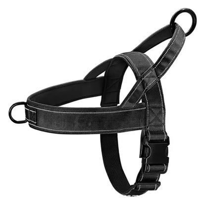 No Pull Dog Harness for German Shepherd, Golden Retriever, Border Collie - Easy-Fit Adjustable, Chafe-Resistant, Safe, Secure, Lightweight Pet Vest Harness for Camping, Daily Stroll, Walking Training Outdoor Supplies