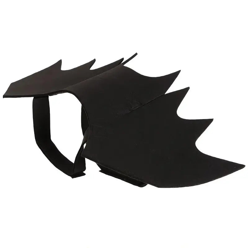 Pet Soft Black Cat Bat Wings Costume for Halloween - Available in Small, Medium, and Large Sizes
